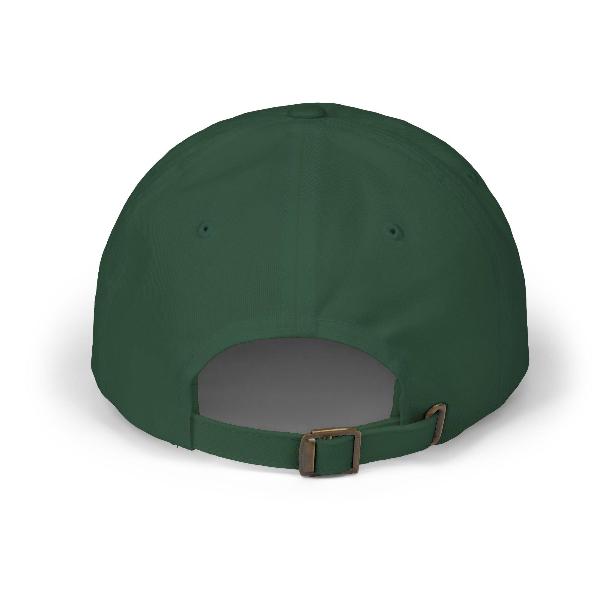 Plainly Dad Cap — Minimal Orange 'P' Embroidered Baseball Hat