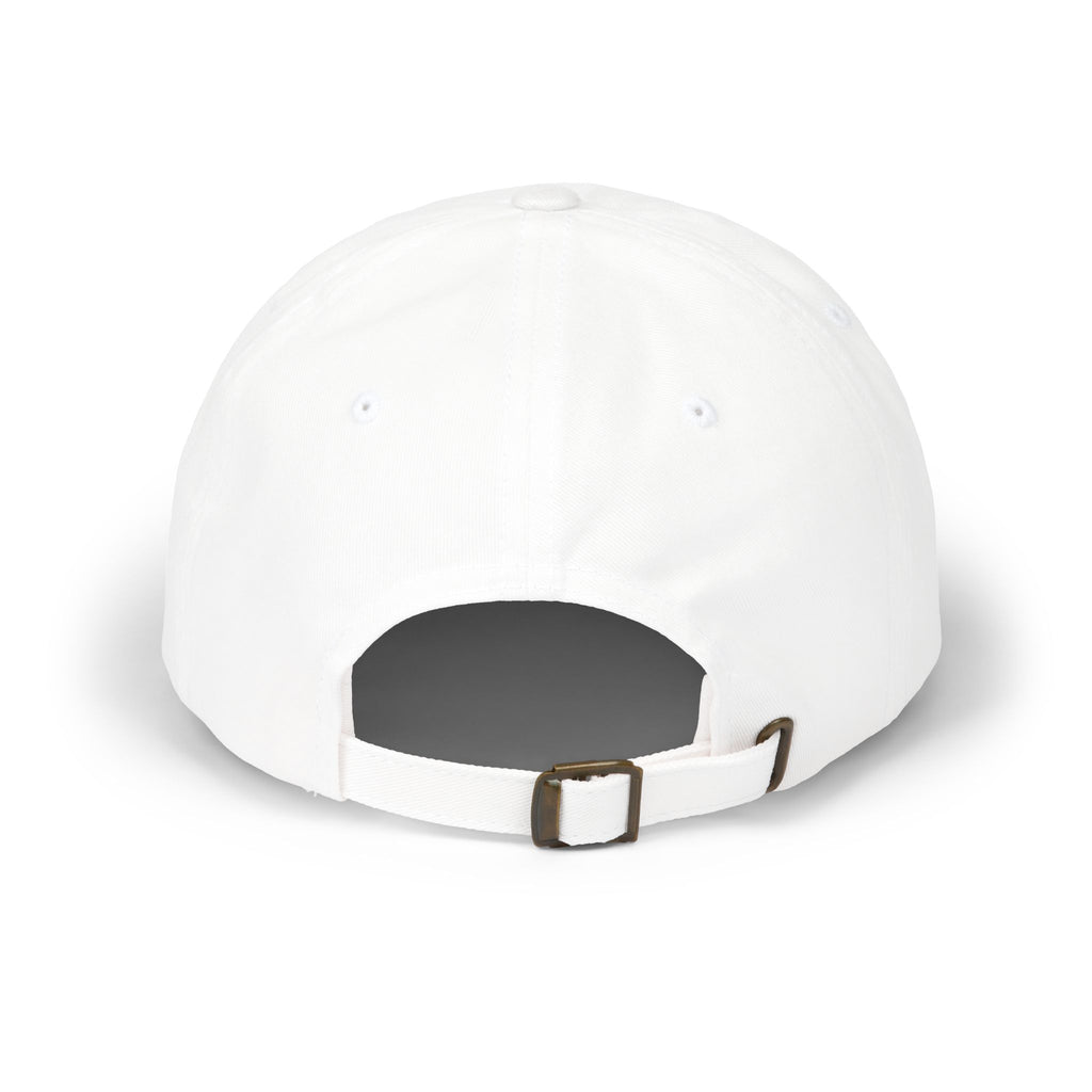 Plainly Dad Cap — Minimal Orange 'P' Embroidered Baseball Hat