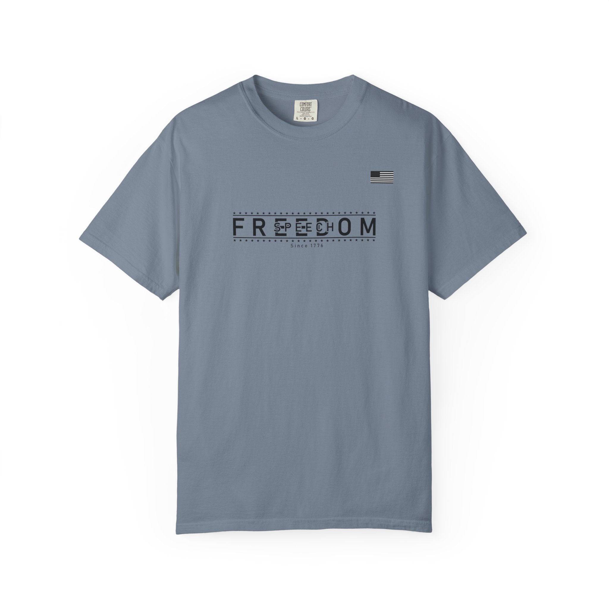 Freedom of Speech 1776–2026 T-Shirt | America's 250th Anniversary Patriotic Tee | Blue Jean