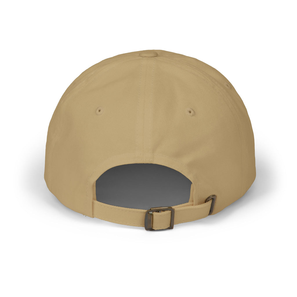 Plainly Dad Cap — Minimal Orange 'P' Embroidered Baseball Hat