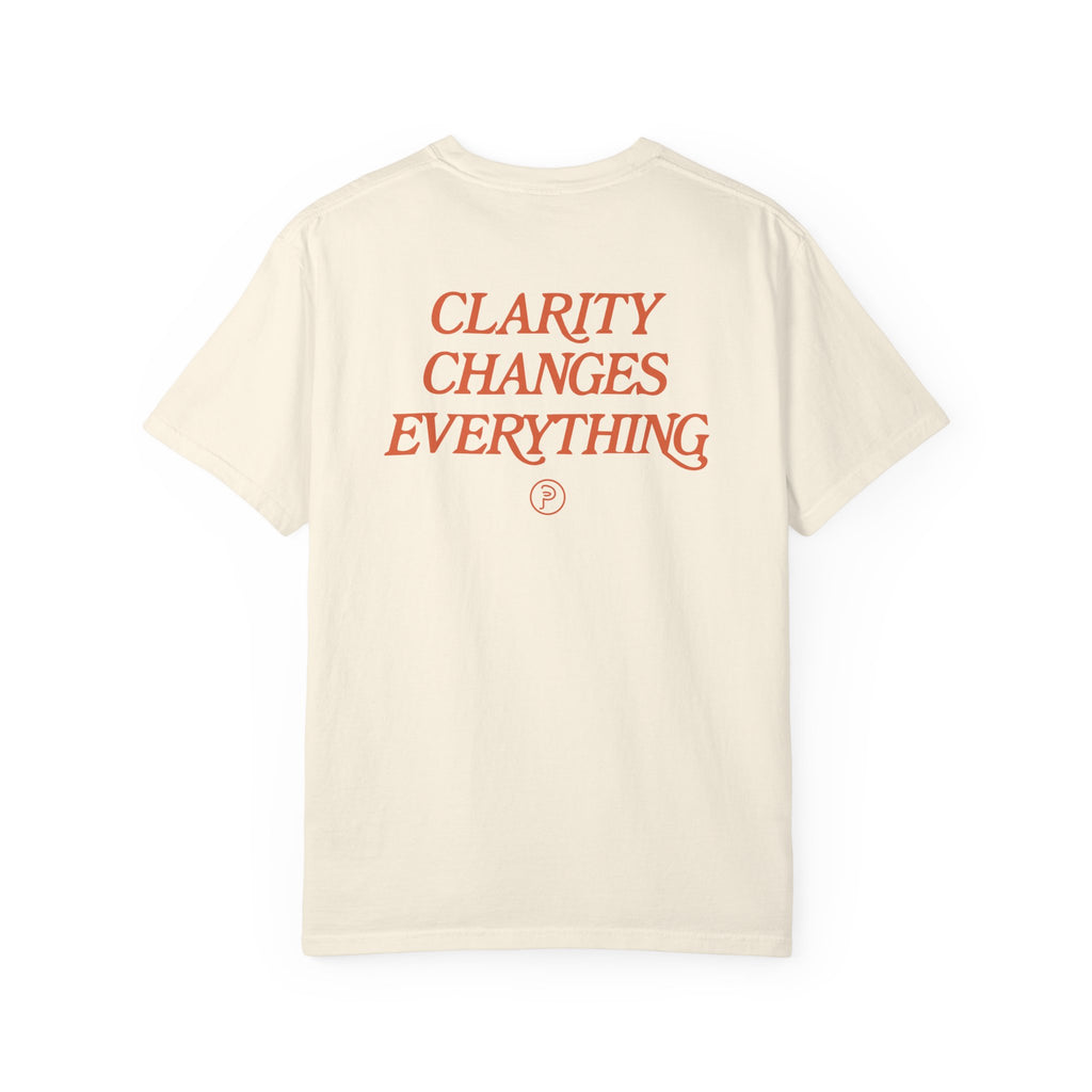 Clarity T-Shirt — "See It Plainly" Minimal Motivational Tee