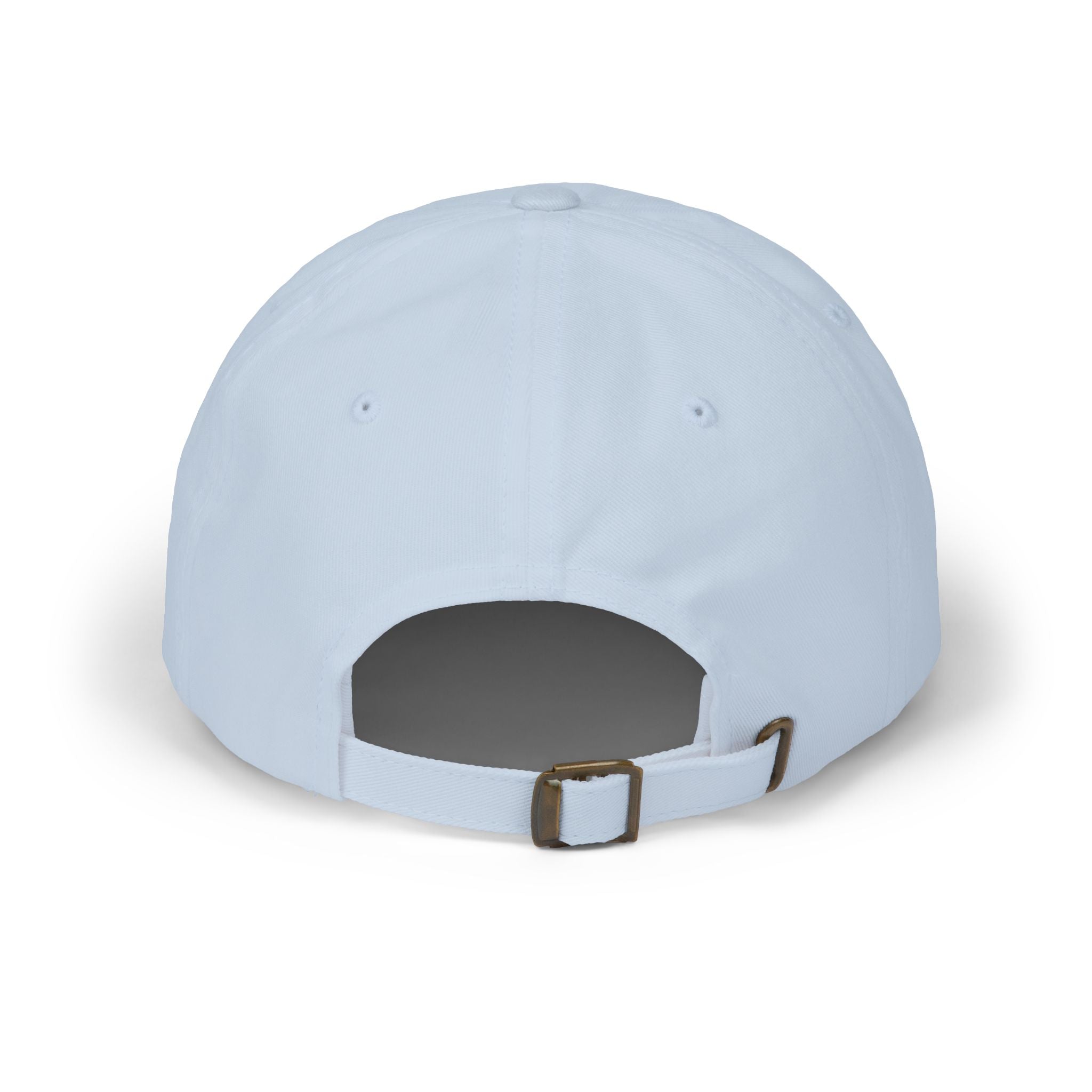 Plainly Dad Cap — Minimal Orange 'P' Embroidered Baseball Hat