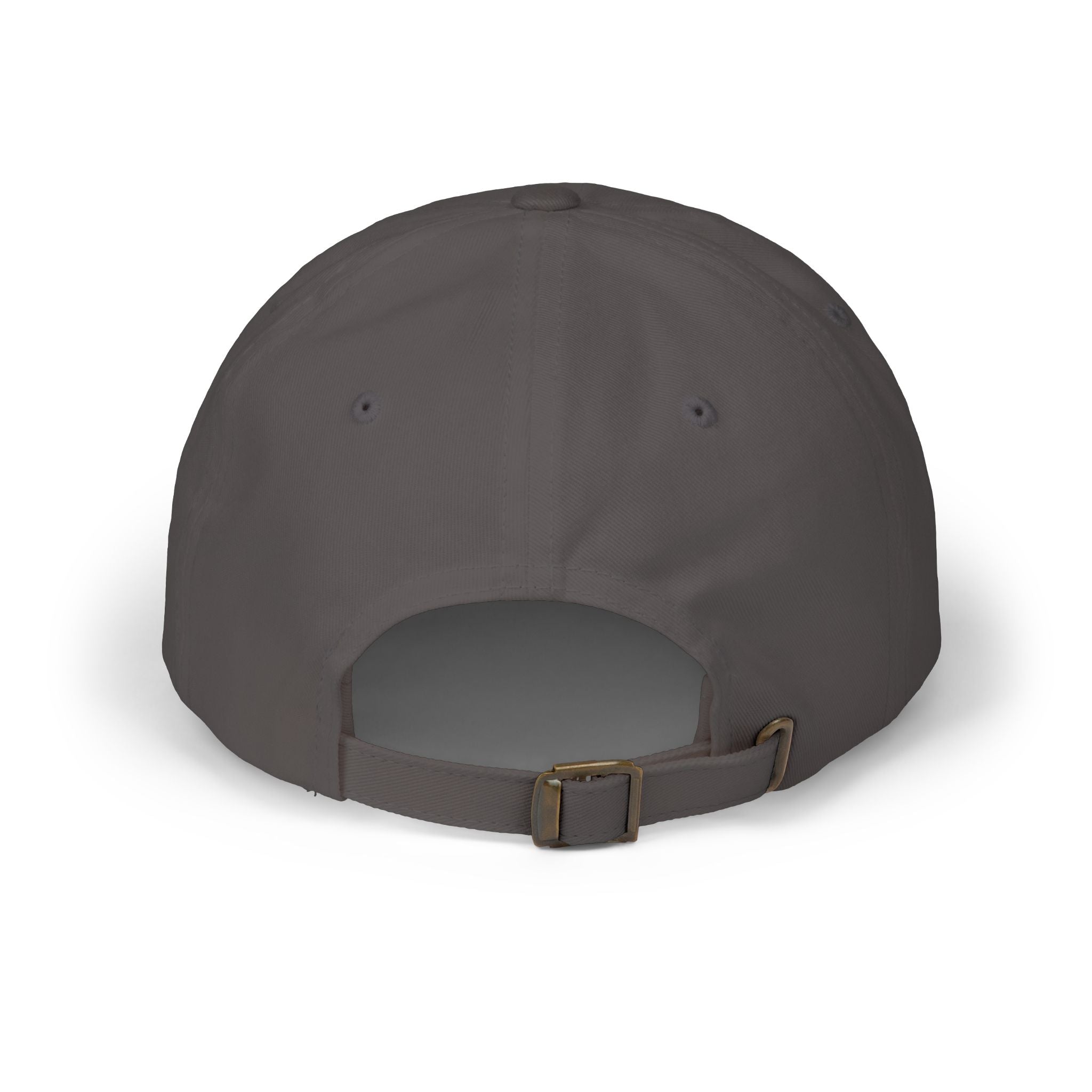 Plainly Dad Cap — Minimal Orange 'P' Embroidered Baseball Hat
