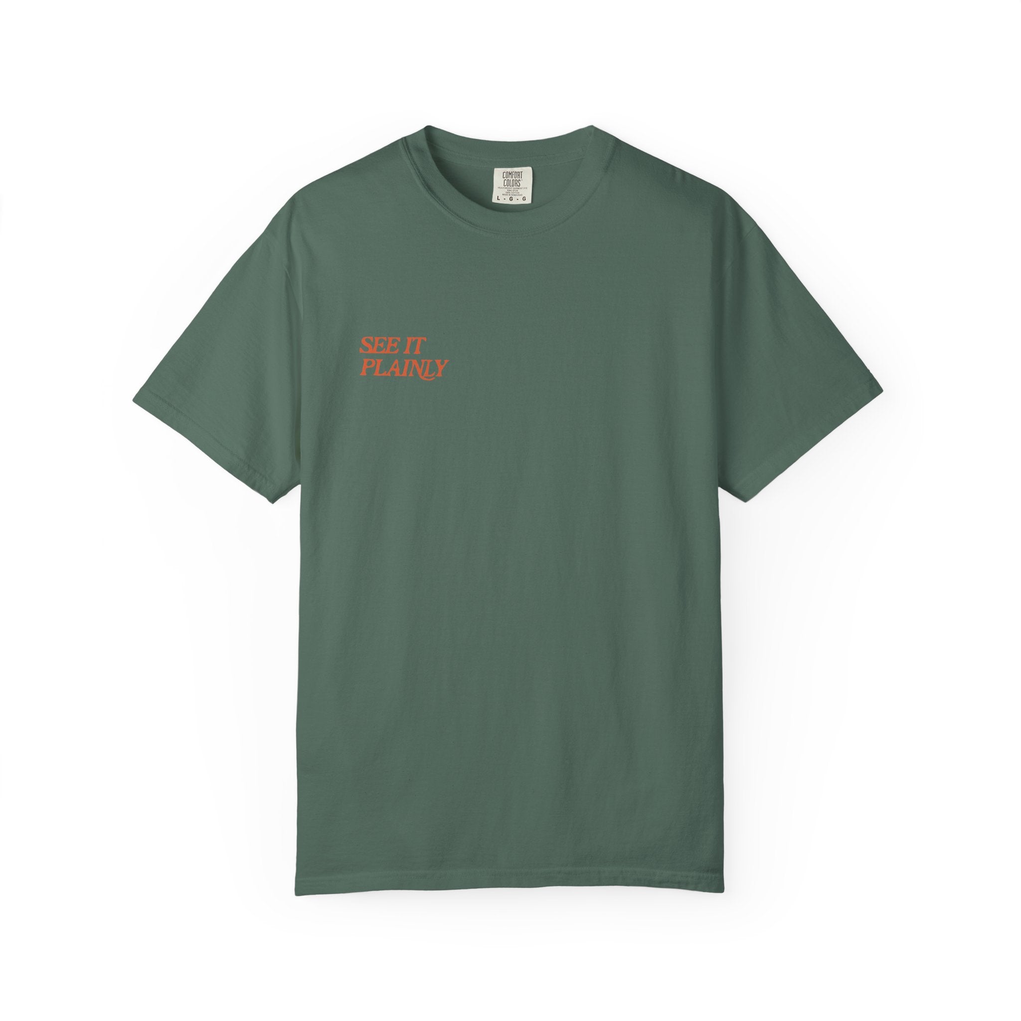 Clarity T-Shirt — "See It Plainly" Minimal Motivational Tee