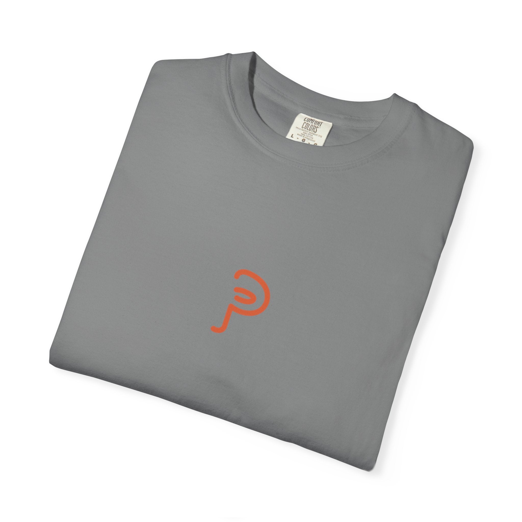Copy of Clarity T-Shirt — "See It Plainly" script Minimal Motivational Tee orange lettering