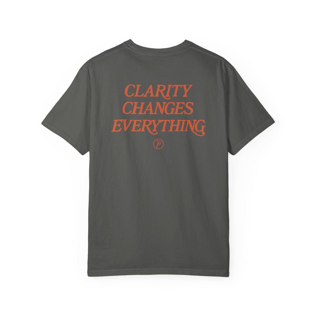 Clarity T-Shirt — "See It Plainly" Minimal Motivational Tee