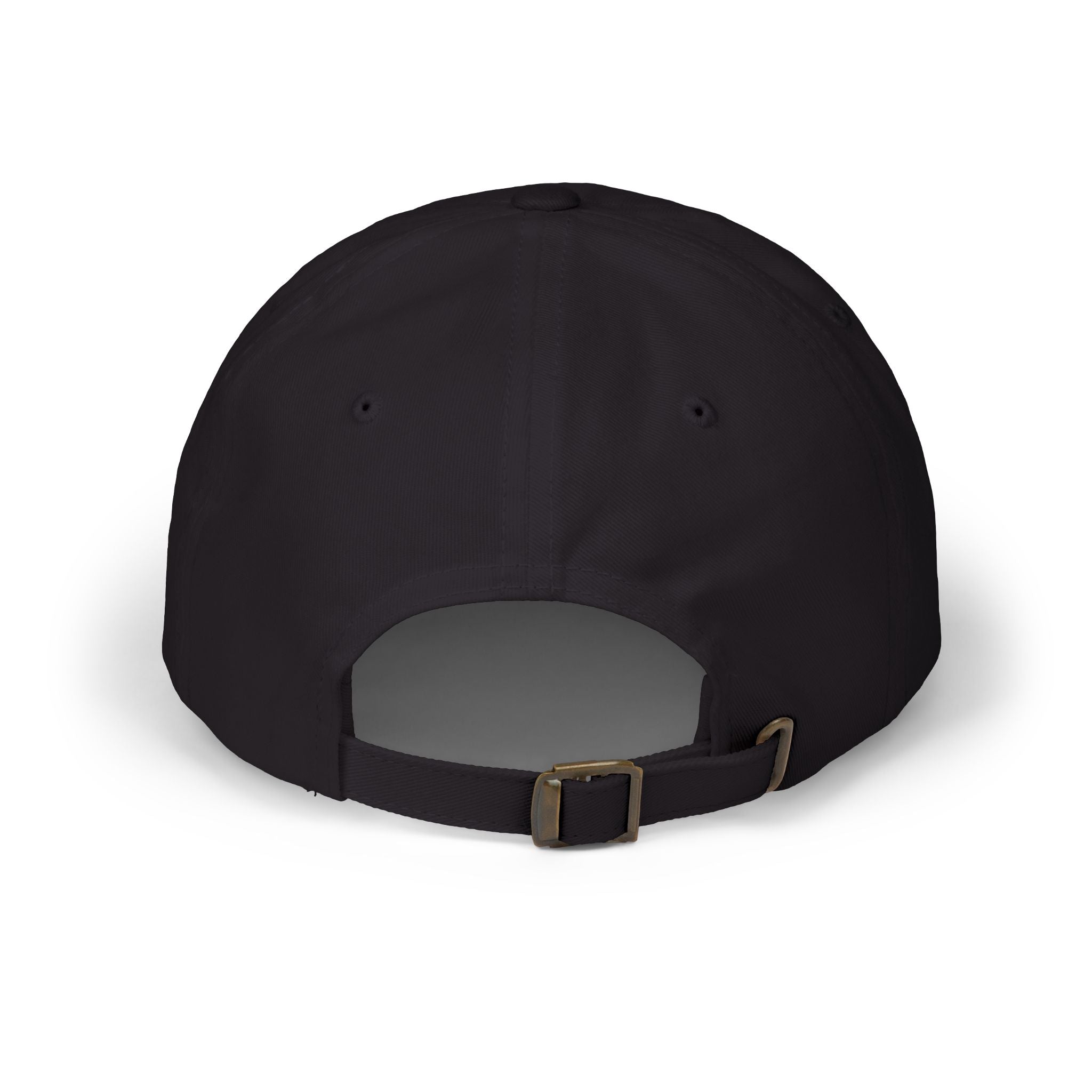 Plainly Dad Cap — Minimal Orange 'P' Embroidered Baseball Hat