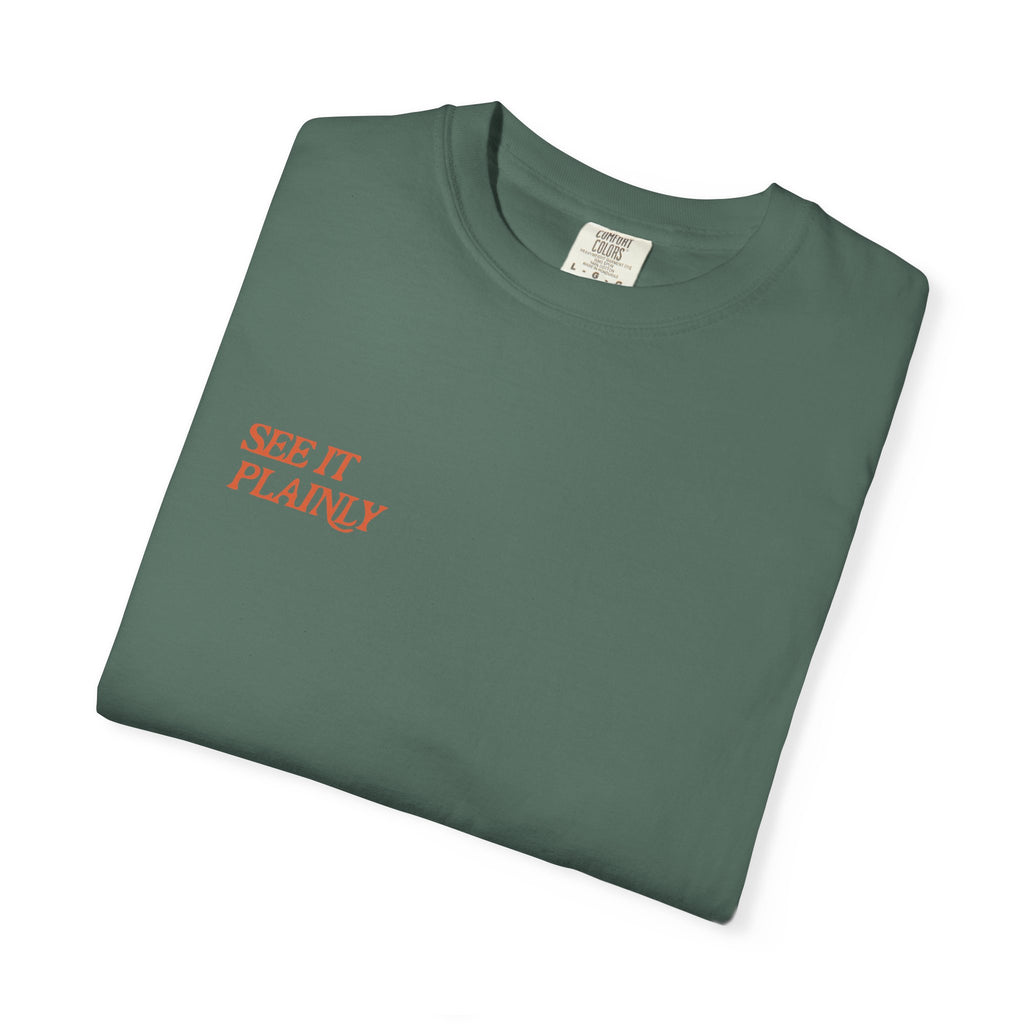 Clarity T-Shirt — "See It Plainly" Minimal Motivational Tee