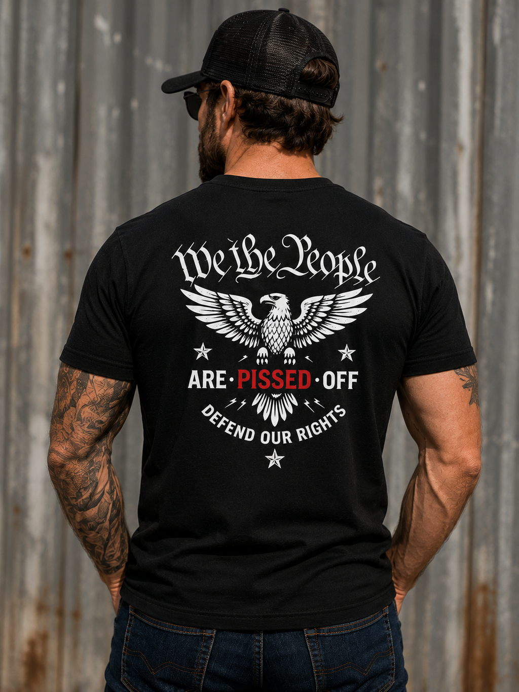 We The People Are Pissed Off™ Patriotic T-Shirt | Defend Our Rights Graphic Tee