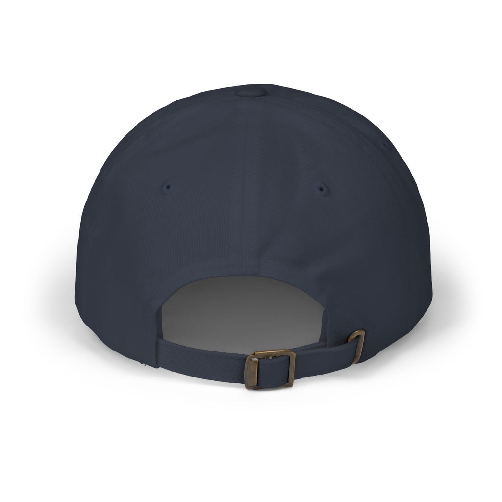 Plainly Dad Cap — Minimal Orange 'P' Embroidered Baseball Hat