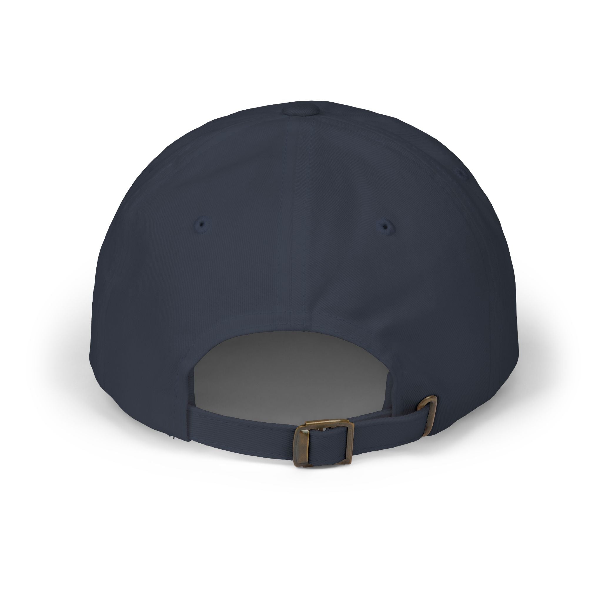Plainly Dad Cap — Minimal Orange 'P' Embroidered Baseball Hat