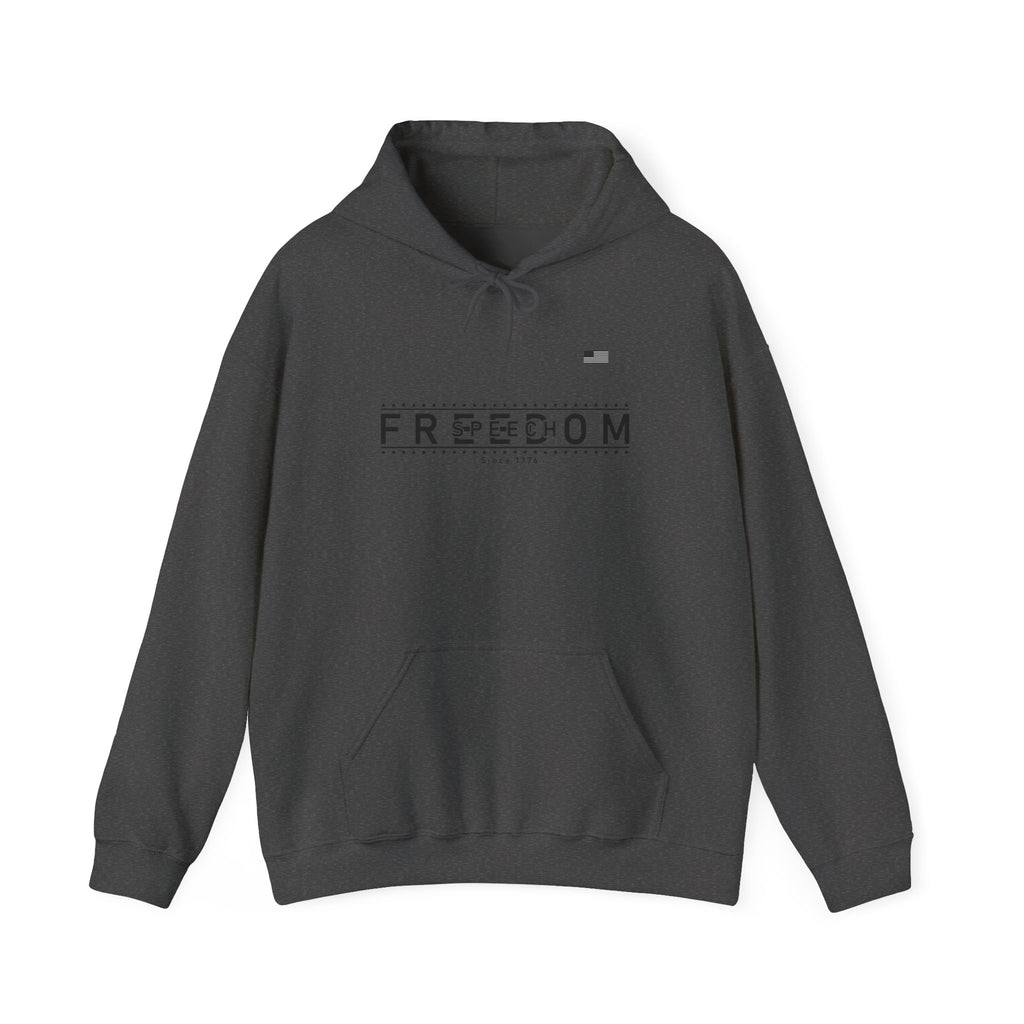Copy of Freedom Hoodie — 'We the People' Monochrome American Flag Sweatshirt