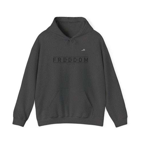 Copy of Freedom Hoodie — 'We the People' Monochrome American Flag Sweatshirt