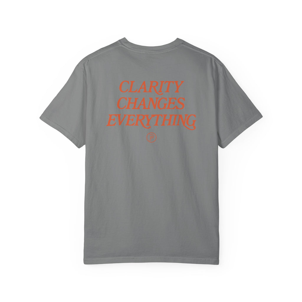 Clarity T-Shirt — "See It Plainly" Minimal Motivational Tee