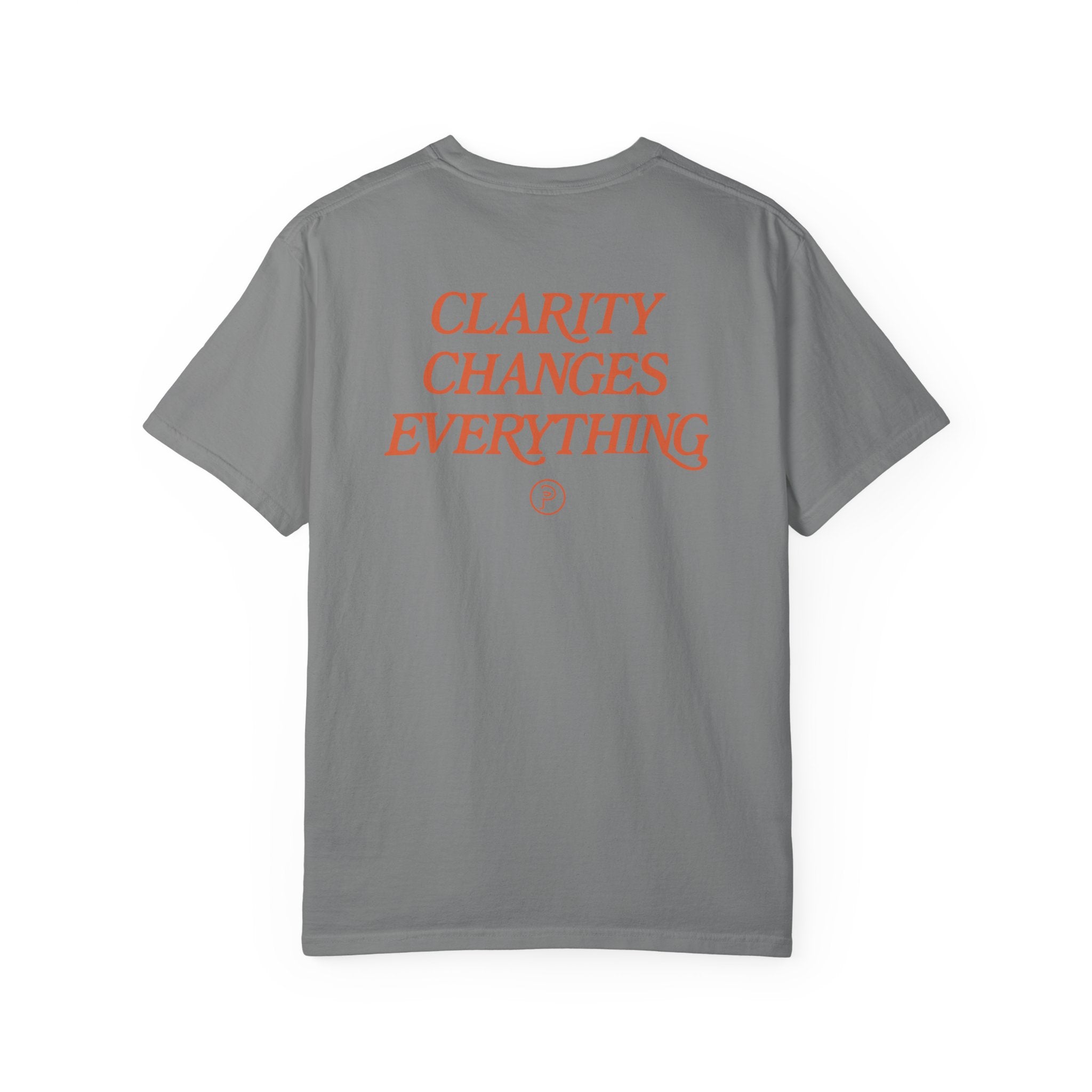Clarity T-Shirt — "See It Plainly" Minimal Motivational Tee