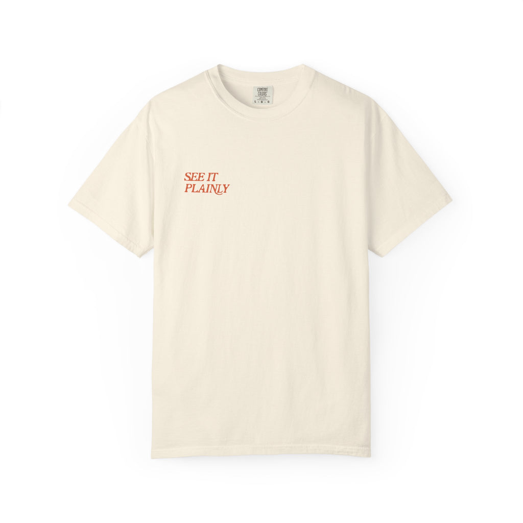 Clarity T-Shirt — "See It Plainly" Minimal Motivational Tee