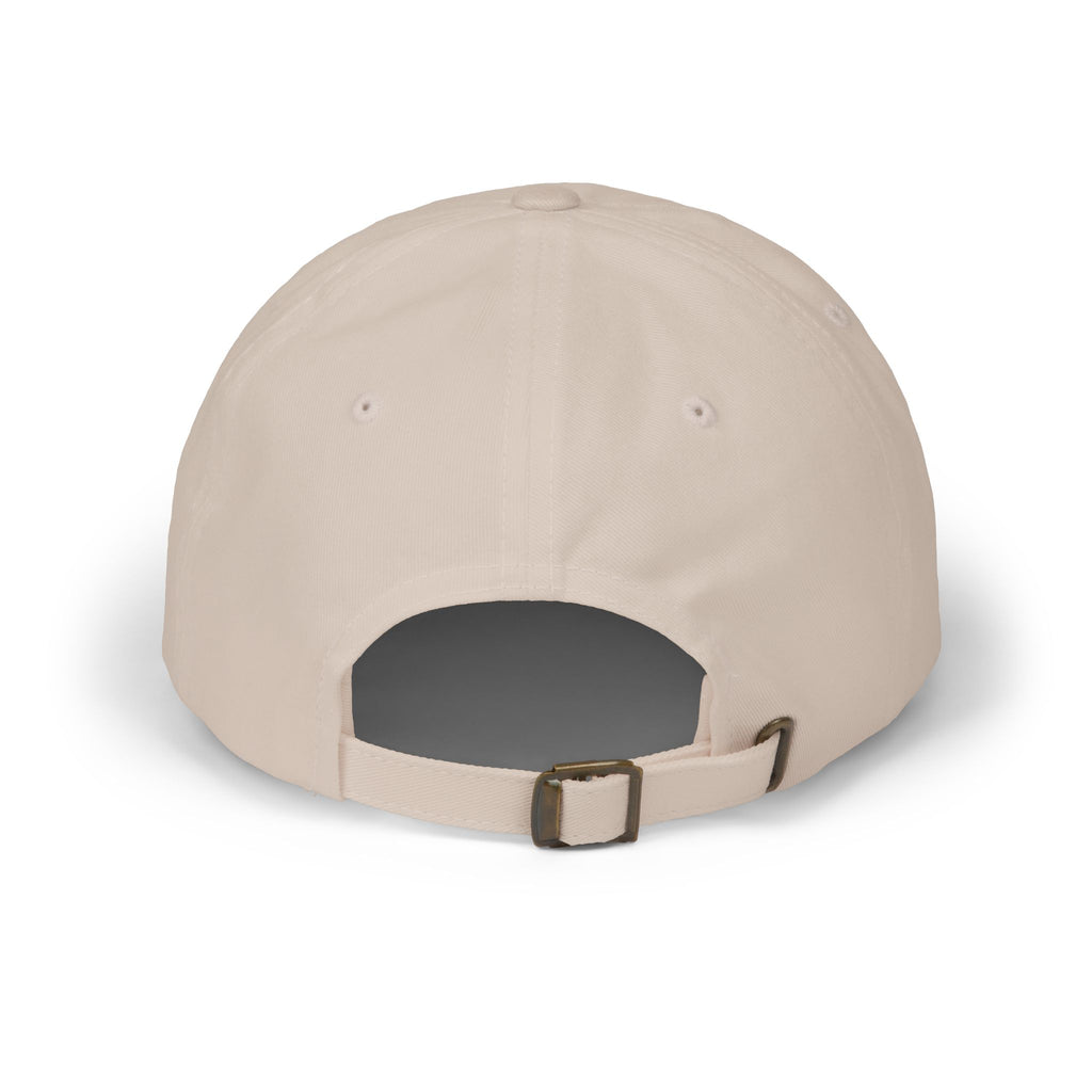 Plainly Dad Cap — Minimal Orange 'P' Embroidered Baseball Hat