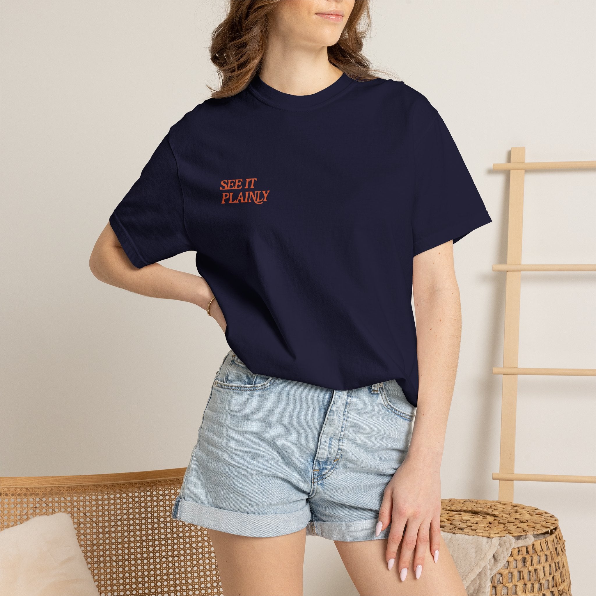 Clarity T-Shirt — "See It Plainly" Minimal Motivational Tee