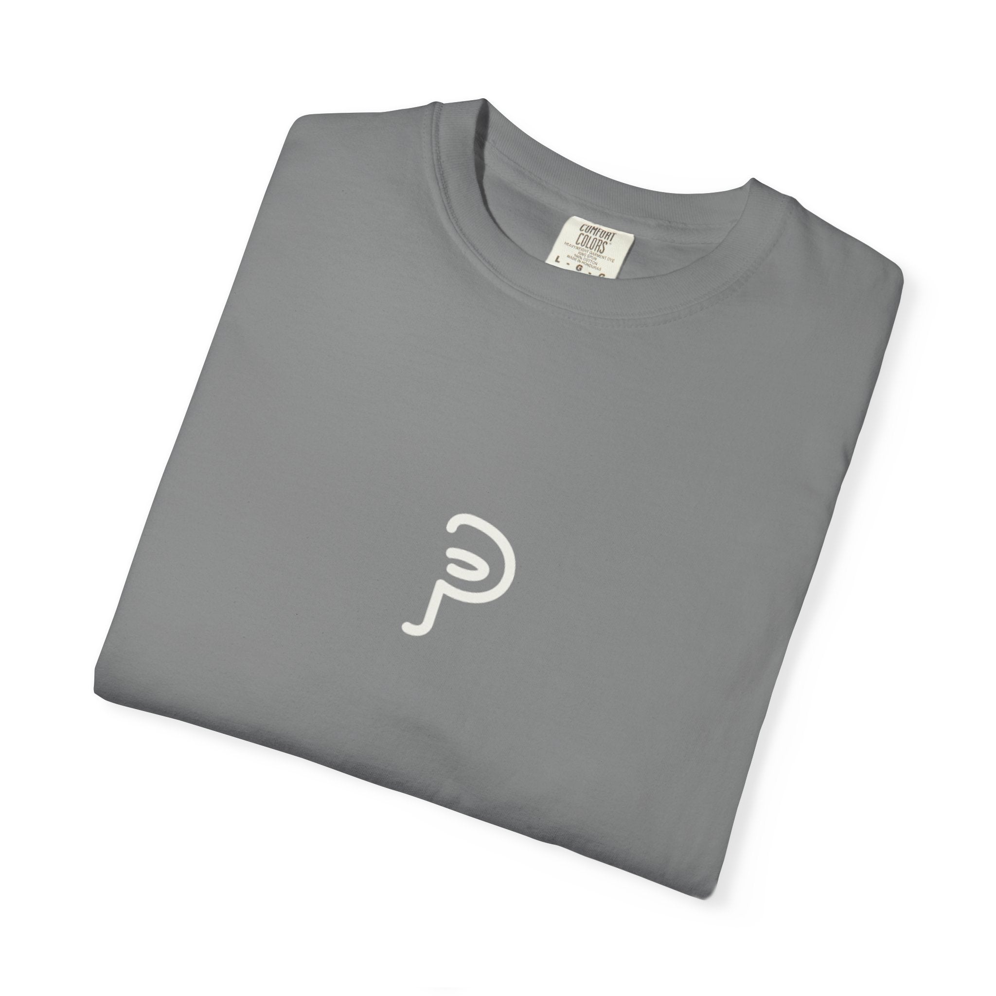 Clarity T-Shirt — "See It Plainly" script Minimal Motivational Tee Cream lettering