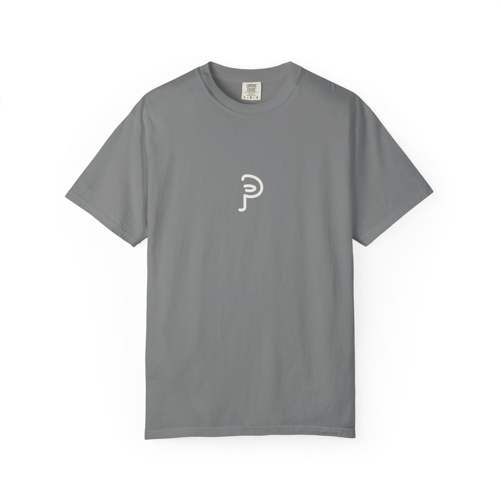 Clarity T-Shirt — "See It Plainly" script Minimal Motivational Tee Cream lettering